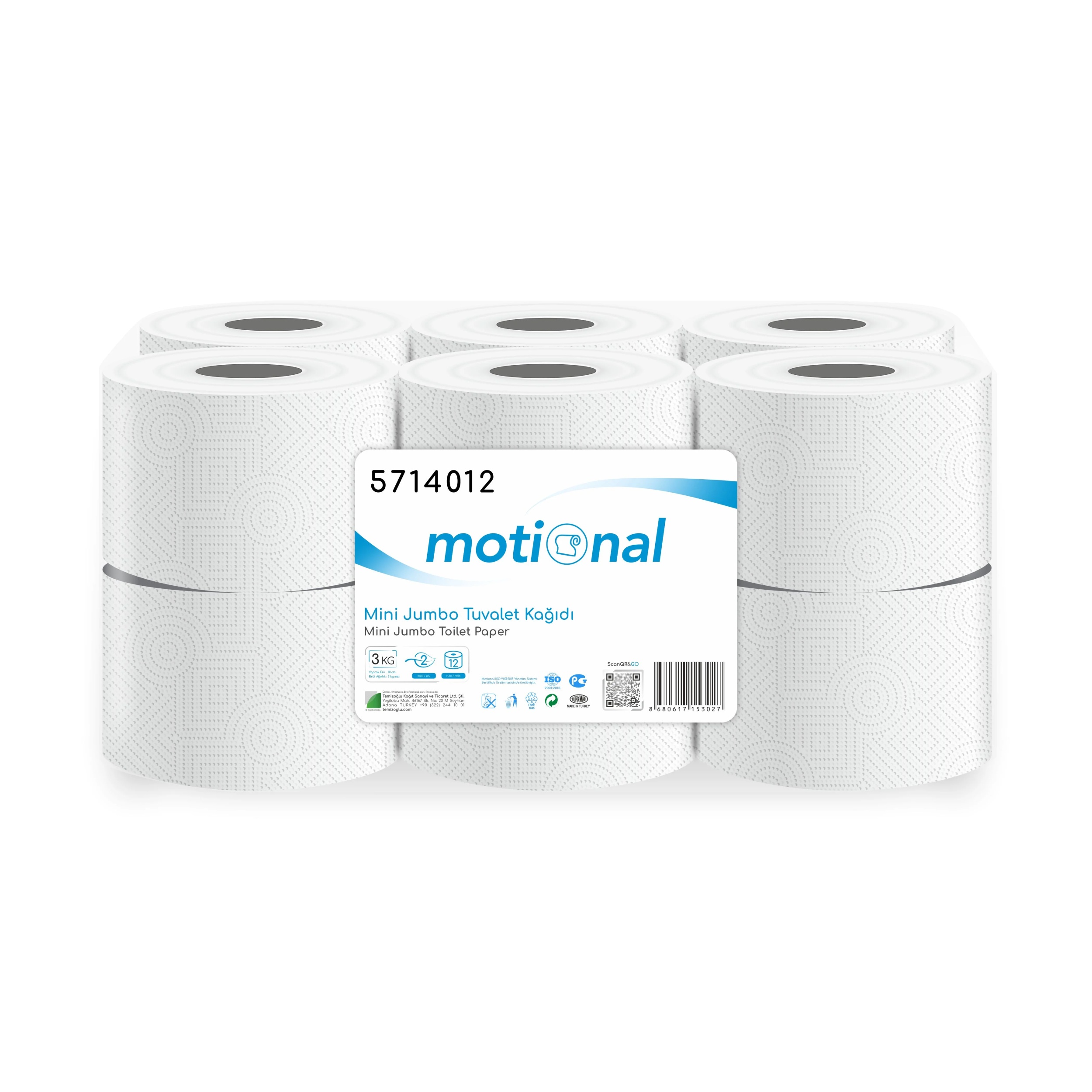 Motional Mini Jumbo Toilet Paper