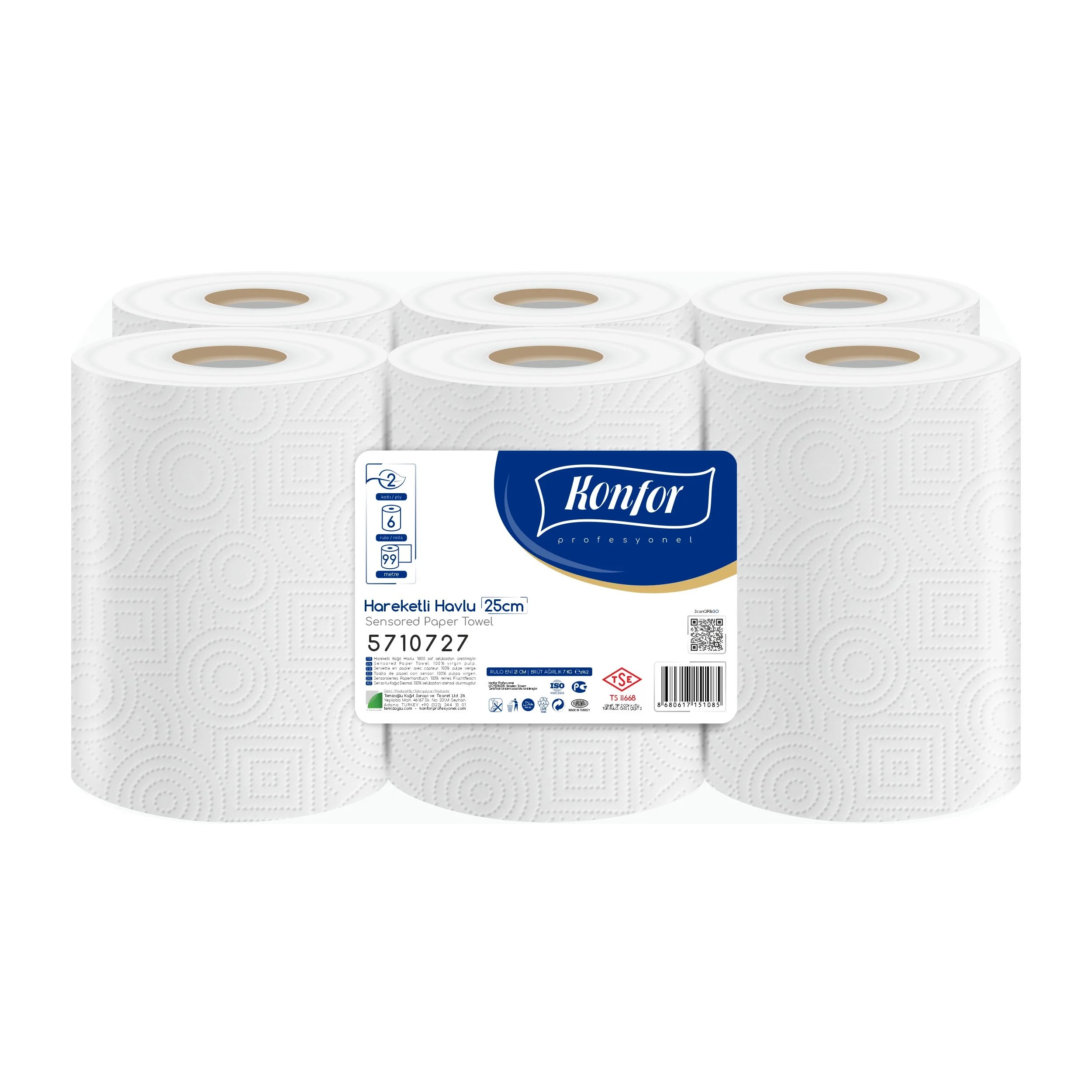 Konfor Professional Jumbo Moving Towel 25 cm