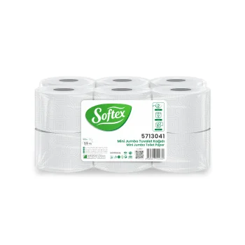 Hârtie igienică mini jumbo Softex 3,5 kg Hârtie igienică mini jumbo Softex 3,5 kg