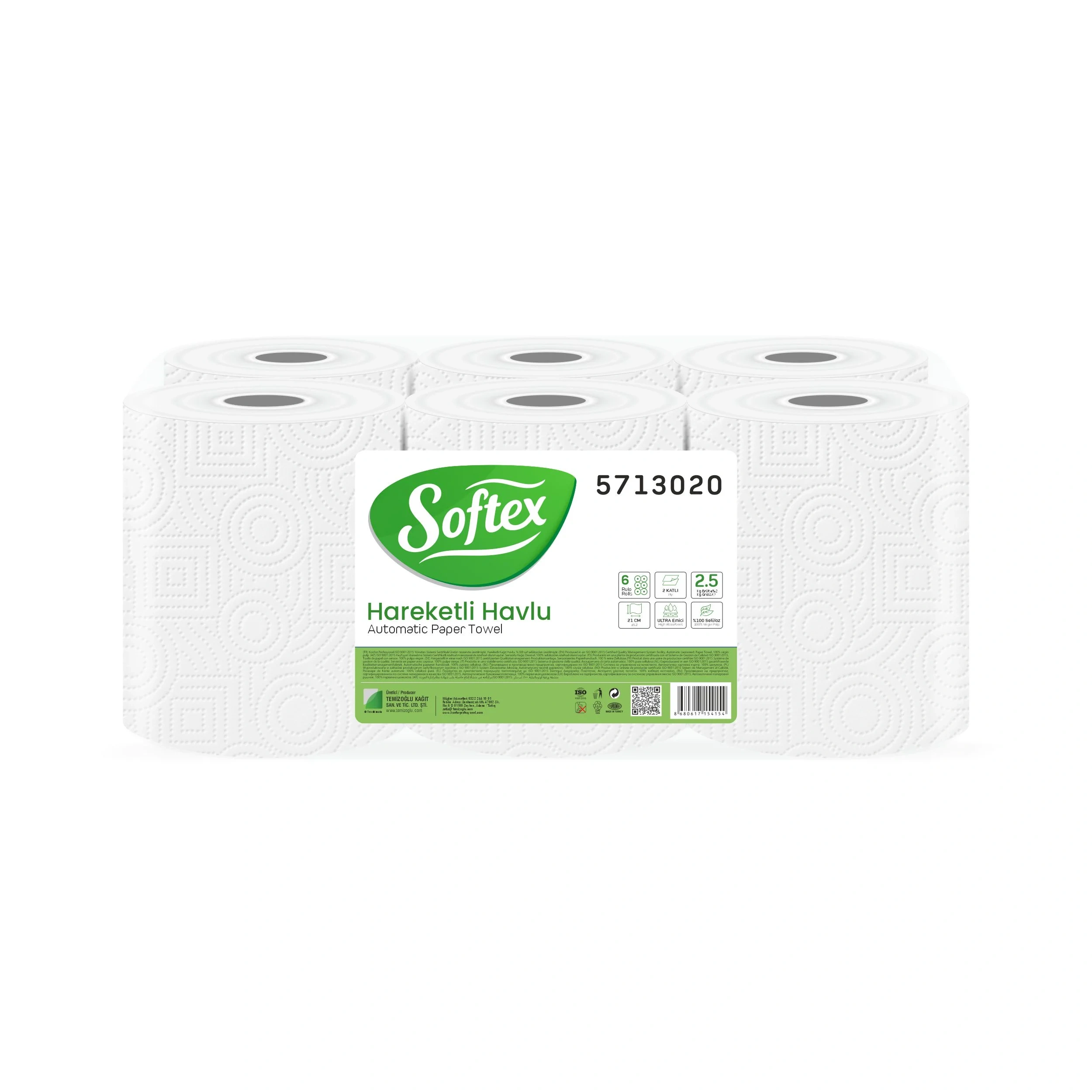 Softex Bewegliches Handtuch 2,5 kg