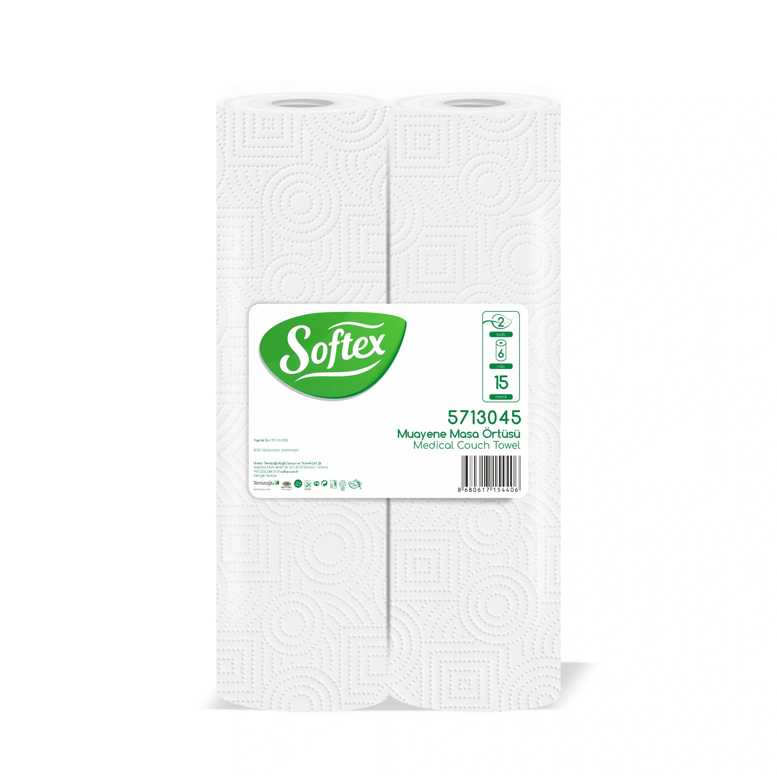 Softex Muayene Masa Örtüsü 15 mt.
